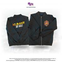 BOMBER JACKET WITH HEAT PRESS PRINTING