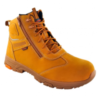 NEUKING NKC 93 YEH MID-CUT 7" BEIGE WP NUBUCK LEATHER LACED SHOE