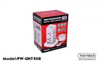 TOWER EXTENSION SOCKET 1 LAYER 8 WAYS + 2 USB-C & 2 USB-A PORT
