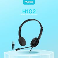 Rapoo H101 Wired Stereo Headset with 3.5 mm Audio Port (1 pin )