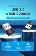 Vention Type C to USB 3.0 OTG Adapter Male to Female 3A 5Gbps USB C Converter