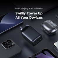 ORAIMO 65W ALL-IN-ONE GaN CHARGER For Phones and Laptops OCW-7652U+116CC BLACK
