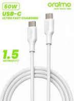 ORAIMO TYPE-C TO TYPE-C 60W ULTRA FAST CHARGE CABLE OCD-114CC 3A 1.5M WHITE