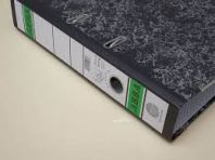 ABBA Arch File F4 3" Silver