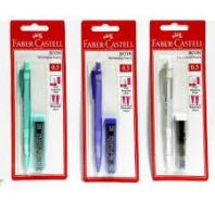 FABER CASTELL ECON MECHANICAL PENCIL+LEAD P/B 0.5MM