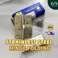 [����READY STOCK]Stainless Steel Hinge Folding Home Hardware Door Wardrobe
