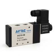 AIRTAC 4V210-08 5/2-Way Solenoid Valve (1/4¡± Single Coil) AIRTAC 4V210-08 5/2-Way Solenoid Valve (1/4¡± Single Coil)