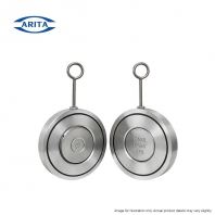 ARITA Super Thin Stainless Steel Single Door Wafer Check Valve PN40   Flanged End