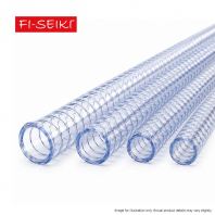 FI-SEIKI PVC Spring Hose   Clear Steel Wire Reinforced Suction & Delivery Hose (3/8�� to 6��)