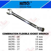 HITTO BRAND CPMBINATION FLEXIBLE SOCKET WRENCH - HCFS08 HCFS10 HCFS12 HCFS13 HCFS14 HCFS17