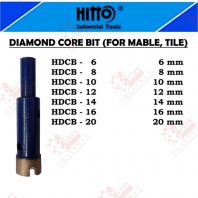 HITTO BRAND DIAMOND CORE BIT - HDCB6 HDCB8 HDCB10 HDCB12 HDCB14 HDCB16 HDCB20