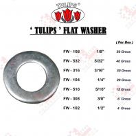 TULIPS BRAND FLAT WASHER - FW108 FW532 FW316 FW104 FW516 FW308 FW102 TULIPS BRAND FLAT WASHER - FW108 FW532 FW316 FW104 FW516 FW308 FW102