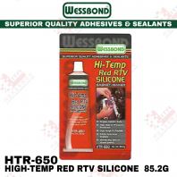 WESSBOND BRAND HIGH-TEMP RED RTV SILICONE - HTR650 WESSBOND BRAND HIGH-TEMP RED RTV SILICONE - HTR650