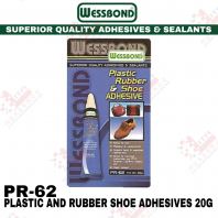 WESSBOND BRAND OLASTIC AND RUBBER SHOE ADHESIVES 20G - PR62 WESSBOND BRAND OLASTIC AND RUBBER SHOE ADHESIVES 20G - PR62