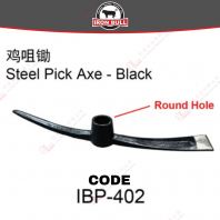 IRON BULL BRAND STEEL PICK AXE BLACK - IBP402 IRON BULL BRAND STEEL PICK AXE BLACK - IBP402