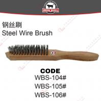 IRON BULL BRAND STEEL WIRE BRUSH - WBS104 WBS105 WBS106 IRON BULL BRAND STEEL WIRE BRUSH - WBS104 WBS105 WBS106