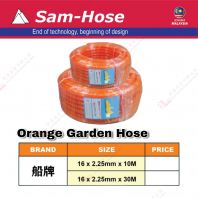 SAMHOSE BRAND ORANGE GARDEN HOSE (2) SAMHOSE BRAND ORANGE GARDEN HOSE (2)