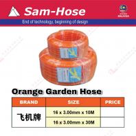 SAMHOSE BRAND ORANGE GARDEN HOSE SAMHOSE BRAND ORANGE GARDEN HOSE