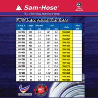 SAMHOSE BRAND PVC TRANSPARENT NOT HOSE - TNH0620 TNH0820 TNH0825 TNH1020 TNH1225 TNH1625 TNH1630 TNH1925 TNH1930 TNH2530 TNH2535 TNH3240 TNH3840 TNH5050 SAMHOSE BRAND PVC TRANSPARENT NOT HOSE - TNH0620 TNH0820 TNH0825 TNH1020 TNH1225 TNH1625 TNH1630 TNH1925 TNH1930 TNH2530 TNH2535 TNH3240 TNH3840 TNH5050