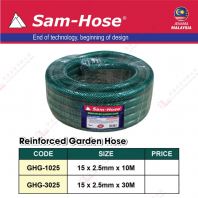 SAMHOSE BRAND REINFORCED GARDEN HOSE - CHG1025 CHG3025 SAMHOSE BRAND REINFORCED GARDEN HOSE - CHG1025 CHG3025