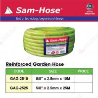 SAMHOSE BRAND REINFORCED GARDEN HOSE - GAG2510 GAG2525 SAMHOSE BRAND REINFORCED GARDEN HOSE - GAG2510 GAG2525