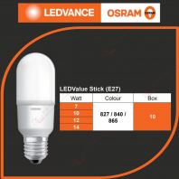 OSRAM BRAND LED VALUE STICK - E27 OSRAM BRAND LED VALUE STICK - E27
