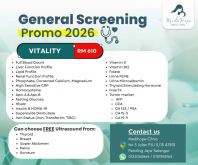 2026 General Screening Promo: VITALITY Package