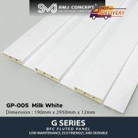 Interlock Fluted Panel G Series | WHITE | GP-005 Interlock Fluted Panel G Series | WHITE | GP-005