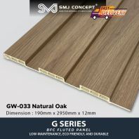 Interlock Fluted Panel G Series | WALNUT | GW-033 Interlock Fluted Panel G Series | WALNUT | GW-033