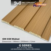 Interlock Fluted Panel G Series | TEAK | GP-034 Interlock Fluted Panel G Series | TEAK | GP-034