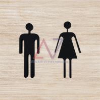 Acrylic toilet signs Acrylic toilet signs