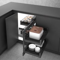 Aluminium Magic Corner Basket