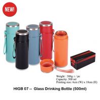 HIGB07 -- Glass Drinking Bottle (500ml)