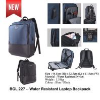 BGL227 -- Water Resistant Laptop Backpack