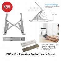 EDG496 -- Aluminium Folding Laptop Stand
