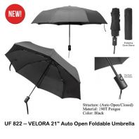 UF822 -- VELORA 21inch Auto Open Foldable Umbrella