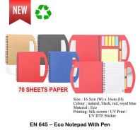 EN645 -- Eco Notepad With Pen