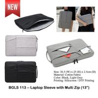 BGLS113 -- Laptop Sleeve with Multi Zip (13��)