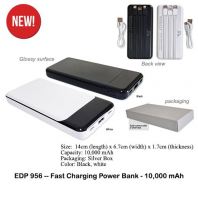 EDP956 -- Fast Charging Power Bank - 10,000 mAh
