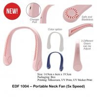 EDF1004 -- Portable Neck Fan (5x Speed)
