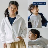 North Harbour NHH1200B �� Rhodes Hoodie With Zip - Youth 260gsm