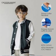CRJ1100B�� Crossrunner � Kids Varsity Jacket