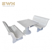 Outdoor Stone Table & Bench Set | Outdoor Stone Furniture