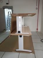 Modern Office Table | Simple Computer Table |  Working Table | Mobile Pedestal | CPU Holder | Office Furniture Shop Online Malaysia | Penang | KL | Arau | Kangar | Klang | Putrajaya