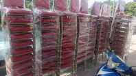 Banquet Chair | Stackable Red Banquet Chair with Steel Frame | Kerusi Banquet Murah | Event Hall Chair | Supplier Penang, Kedah, Selangor, KL, Johor, Perak