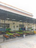 Fibreglass Canteen Table Bench | Heavy Duty Cafeteria Table Set | Outdoor & Indoor Use | Supplier Penang, Kedah, Selangor, KL, Johor, Perak