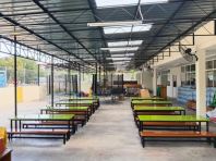 Fibreglass Canteen Table Bench | Heavy Duty Cafeteria Table Set | Outdoor & Indoor Use | Supplier Penang, Kedah, Selangor, KL, Johor, Perak