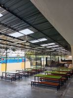 Fibreglass Canteen Table Bench | Heavy Duty Cafeteria Table Set | Outdoor & Indoor Use | Supplier Penang, Kedah, Selangor, KL, Johor, Perak
