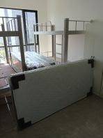 Heavy Duty Bunk Bed | Metal Double Decker Bed | Katil Besi 2 Tingkat Hostel High Quality Single Mattress | Tilam Single Murah | JTK Compliant  Supplier Penang, Kedah, Selangor, KL, Johor, Perak
