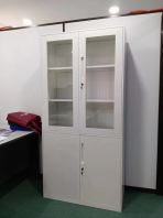Metal Cabinet | Steel Storage Cabinet with Glass Door | Lockable Office Cabinet Filing / Storage / Display Use  Supplier Penang, Kedah, Selangor, KL, Johor, Perak